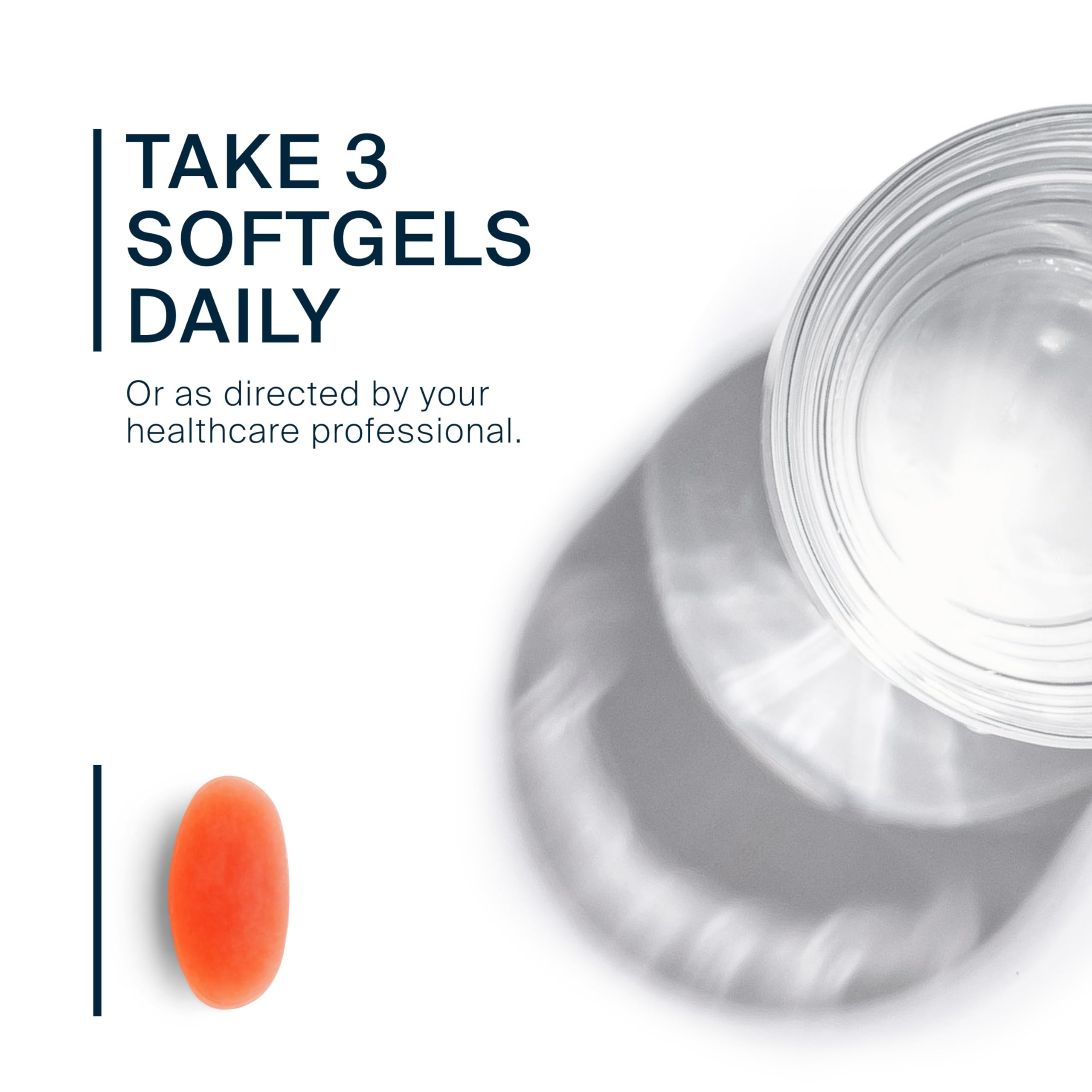 Gluten, dairy, peanut, tree nut, fish, shellfish, soy, sesame, and egg-free vegan Omega SPM+ packaging