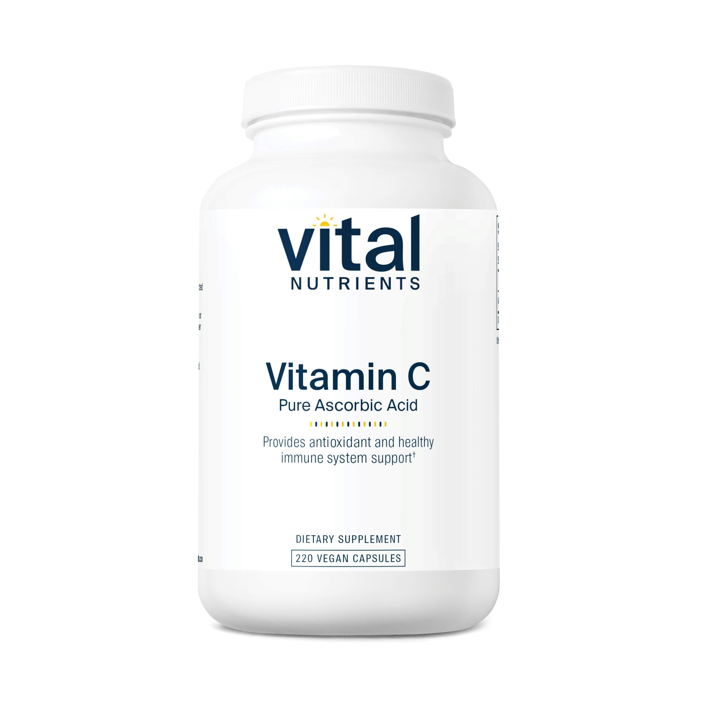Vital Nutrients Vitamin C 1000mg bottle label close-up
