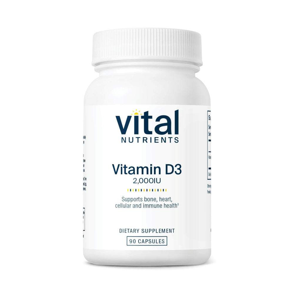 Vital Nutrients Vitamin D3 2000 IU bottle