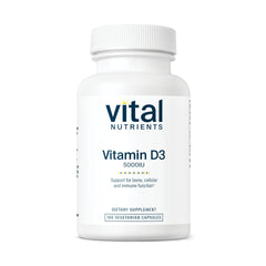 Vital Nutrients Vitamin D 5000 IU bottle on white background