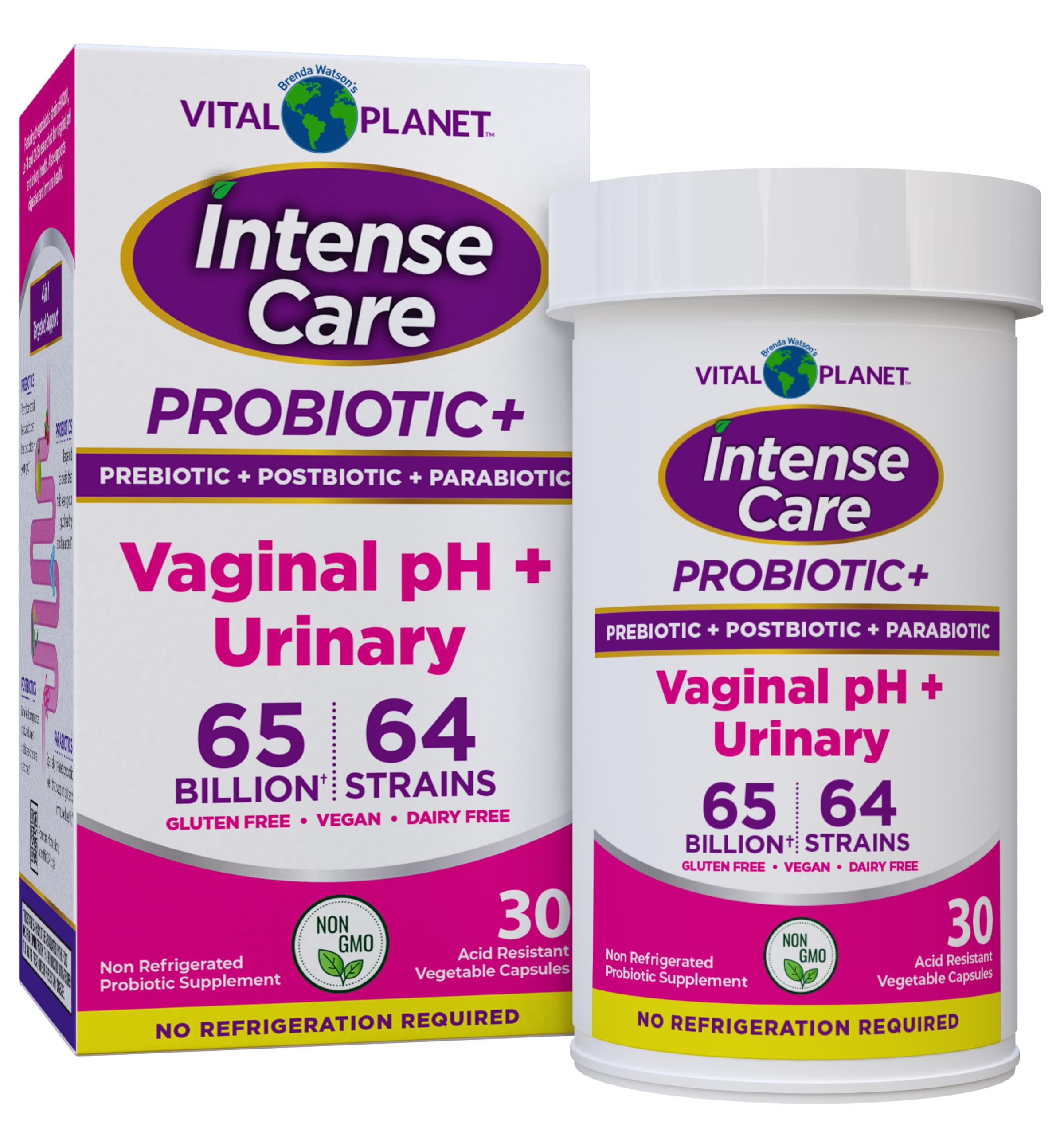 Vital Planet Intense Care Probiotics for Women packaging