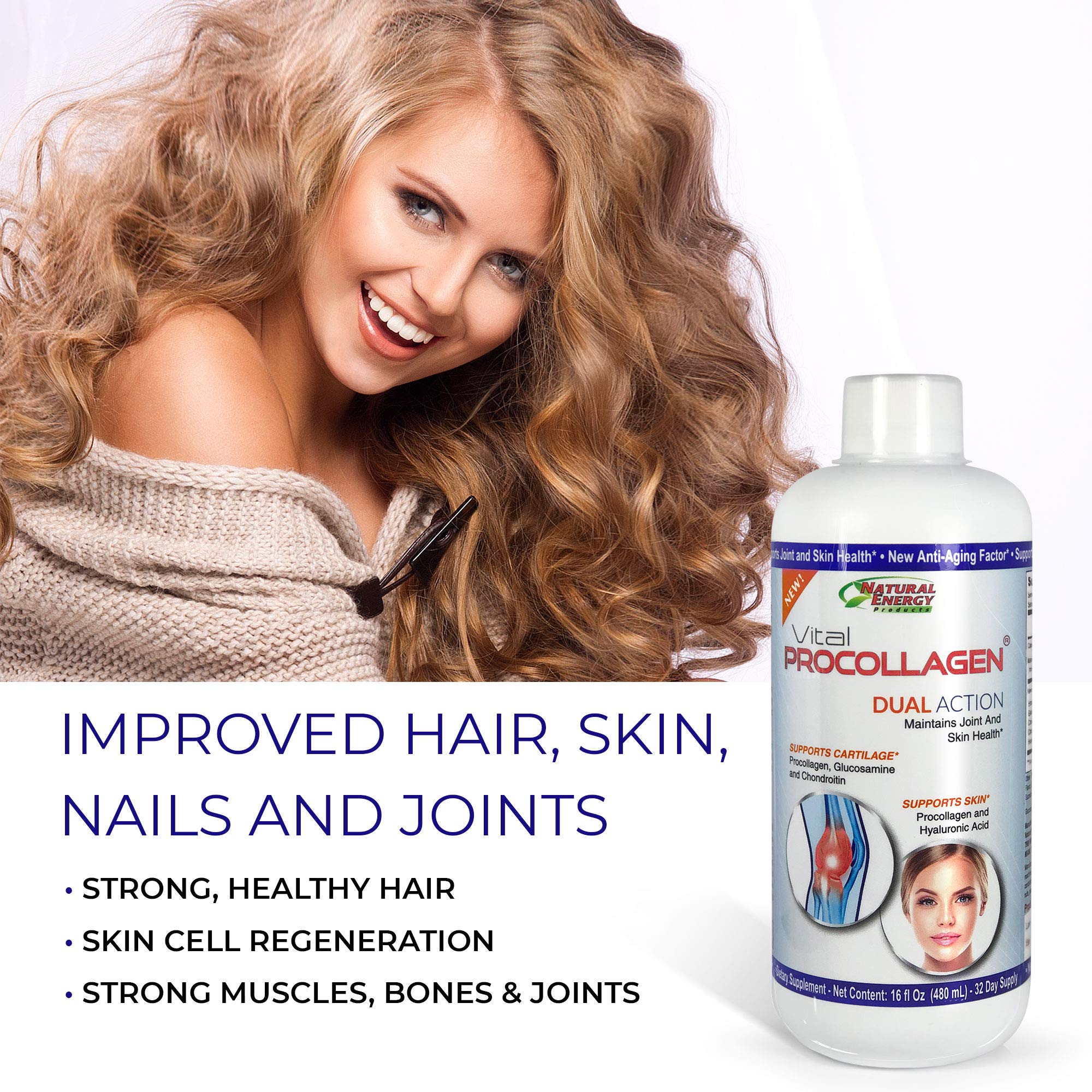 Benefits of Vital Procollagen for skin hair nails and joints