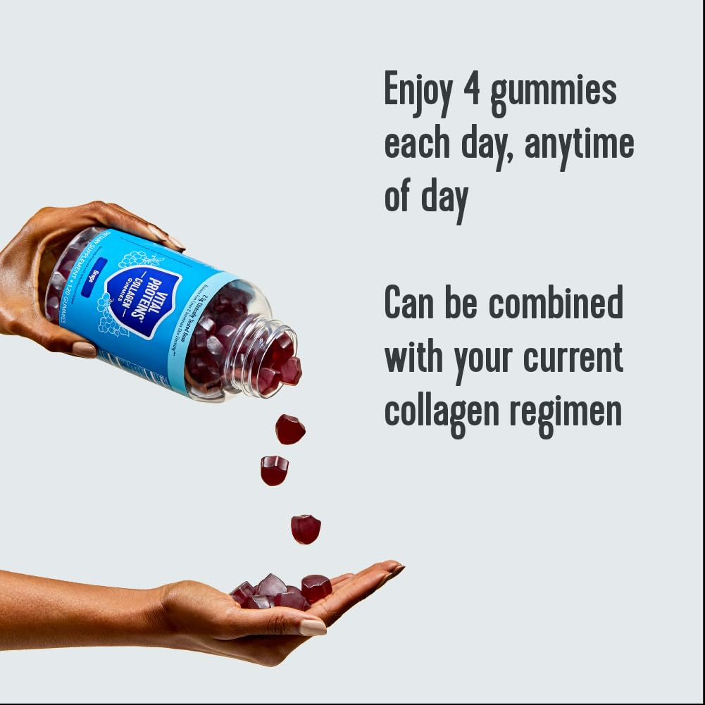 Two 120-count bottles of Vital Proteins collagen gummies