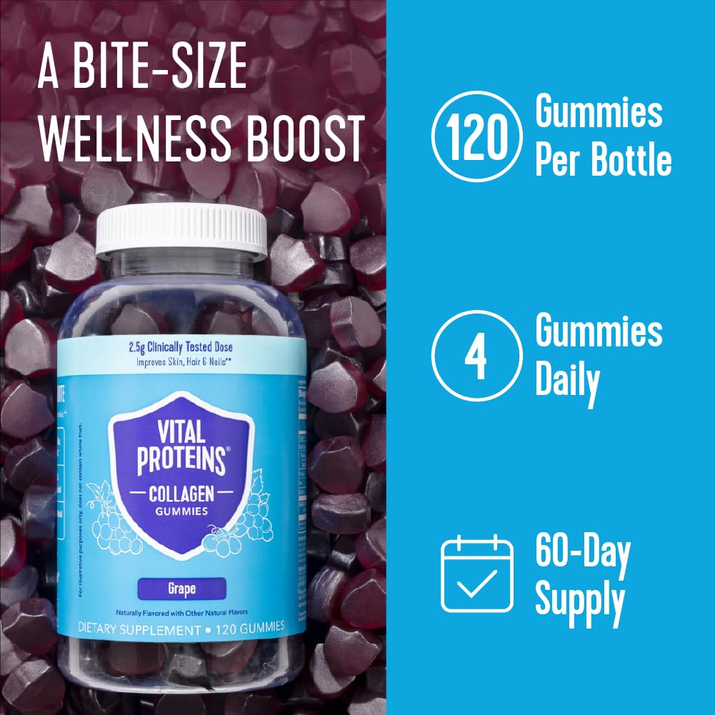 VERISOL collagen peptides 2.5g per serving in gummies