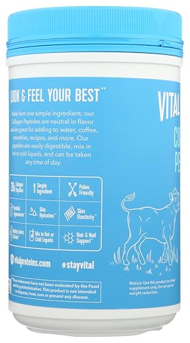 Nutrition label showing Dairy Free, Gluten Free, Paleo, Kosher