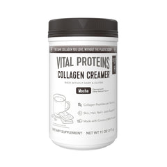 Vital Proteins Collagen Peptides Powder Mocha Coffee Creamer 11.2 oz packaging