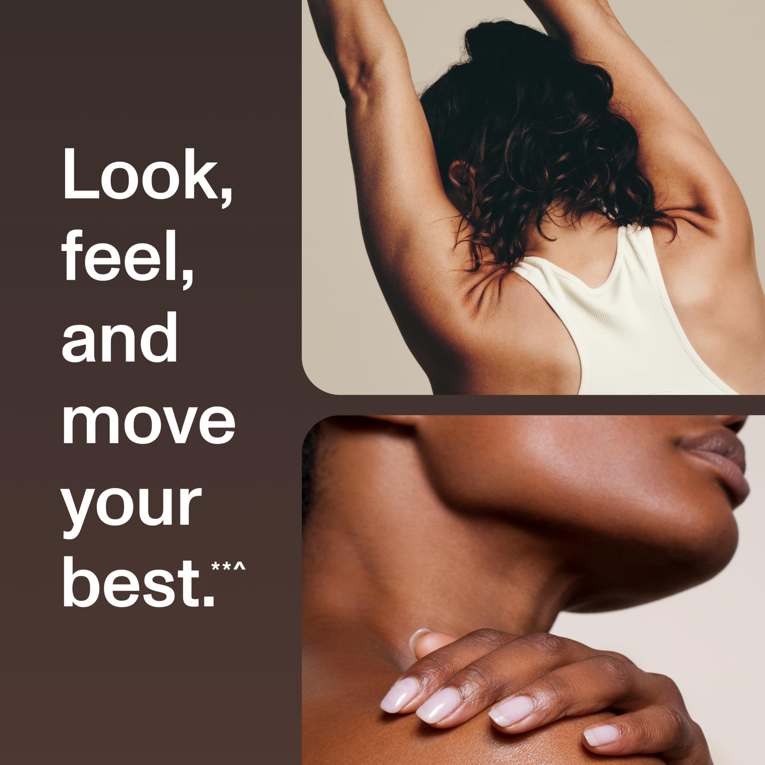 Ingredients and nutrition label for collagen peptides mocha creamer