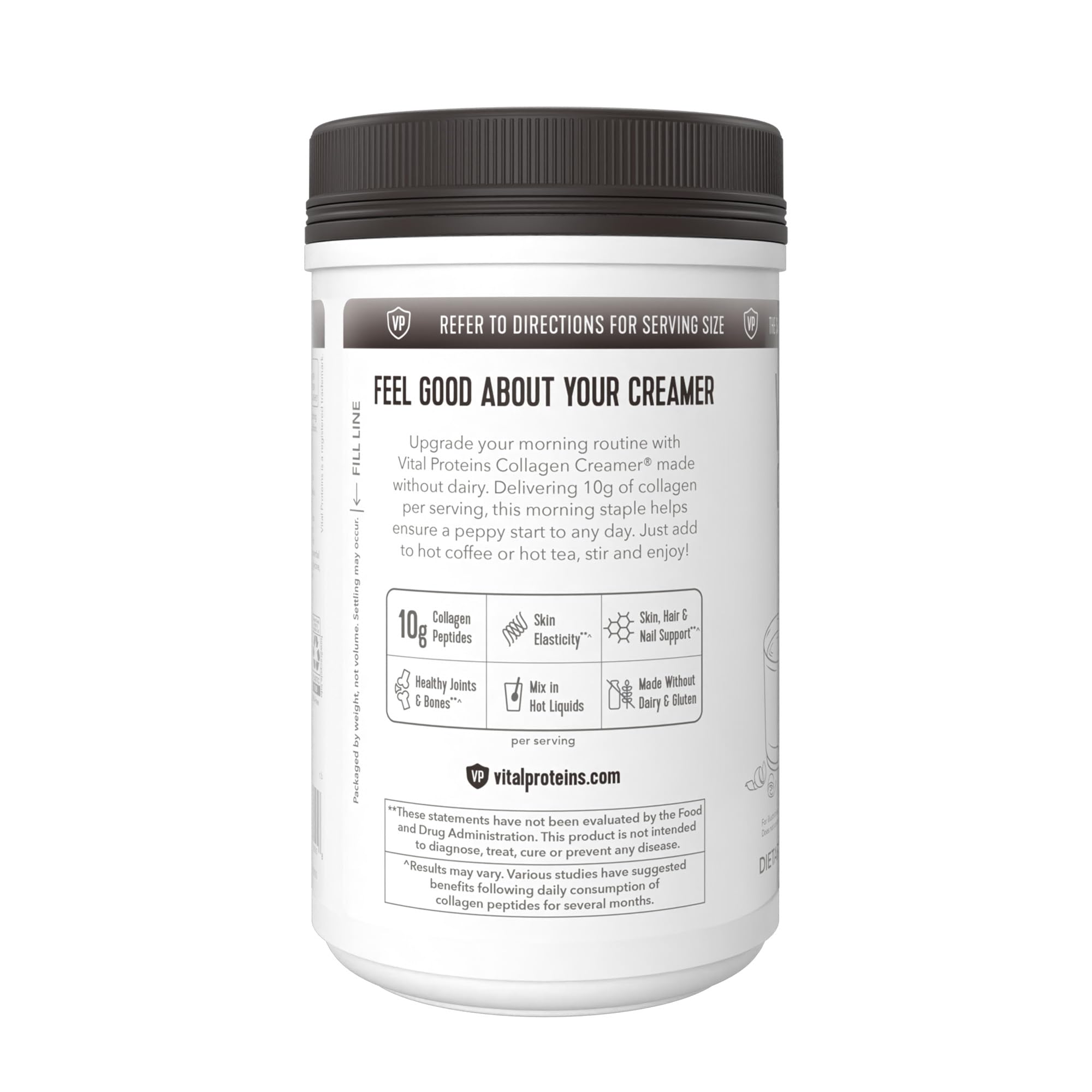 Mixing Vital Proteins collagen peptides in coffee