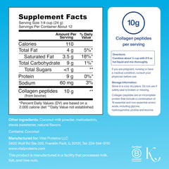 Packaging for Vital Proteins Collagen Peptides Original Coffee Creamer 10.3 oz