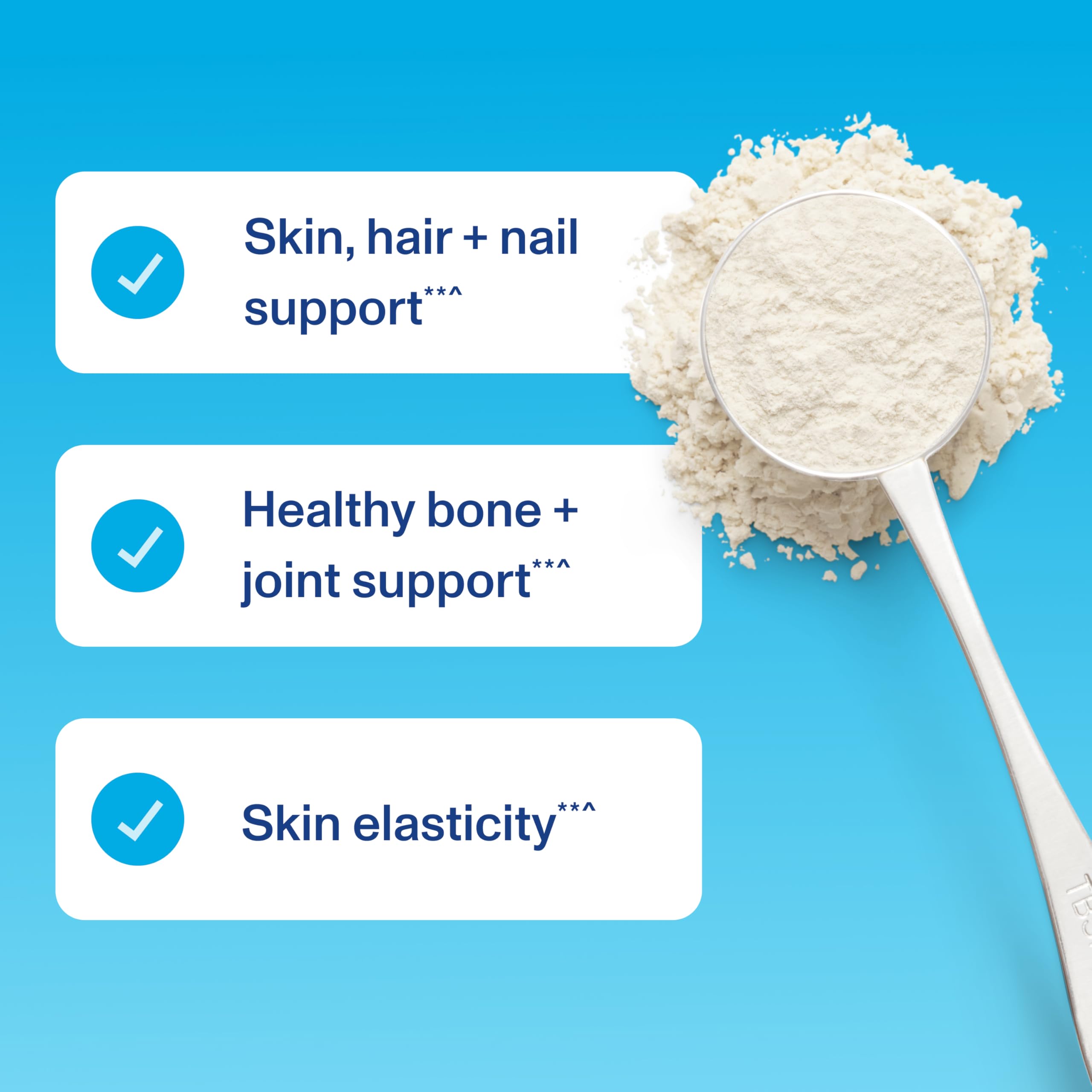 Scoop with Vital Proteins collagen peptides powder