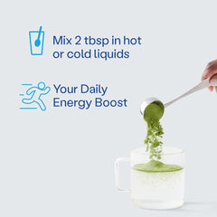 Dissolving collagen peptides powder in a drink