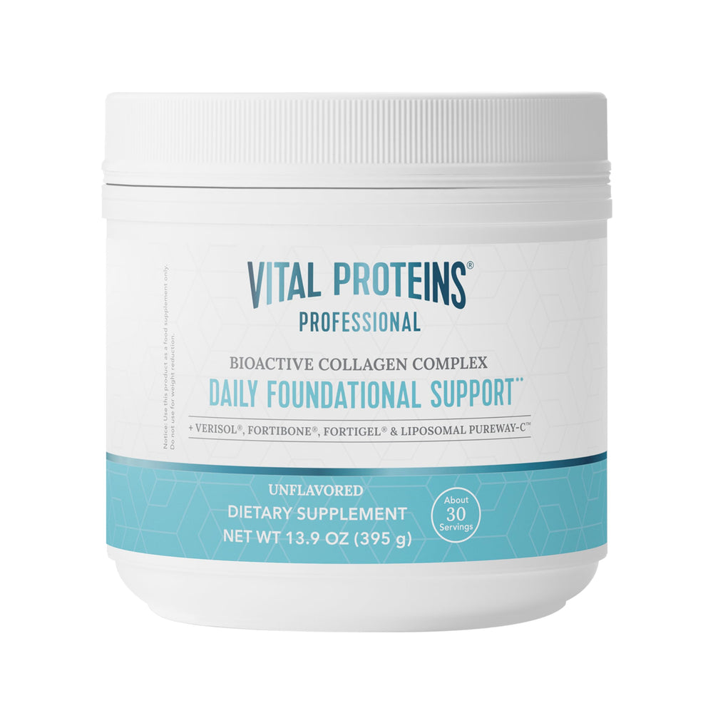 Vital Proteins Professional Daily Foundational Support bottle with scoop