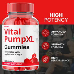 Product shot: Vital Pump XL Gummies 2-pack