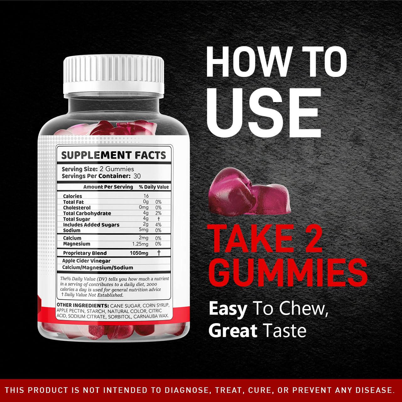 Gummies texture close-up