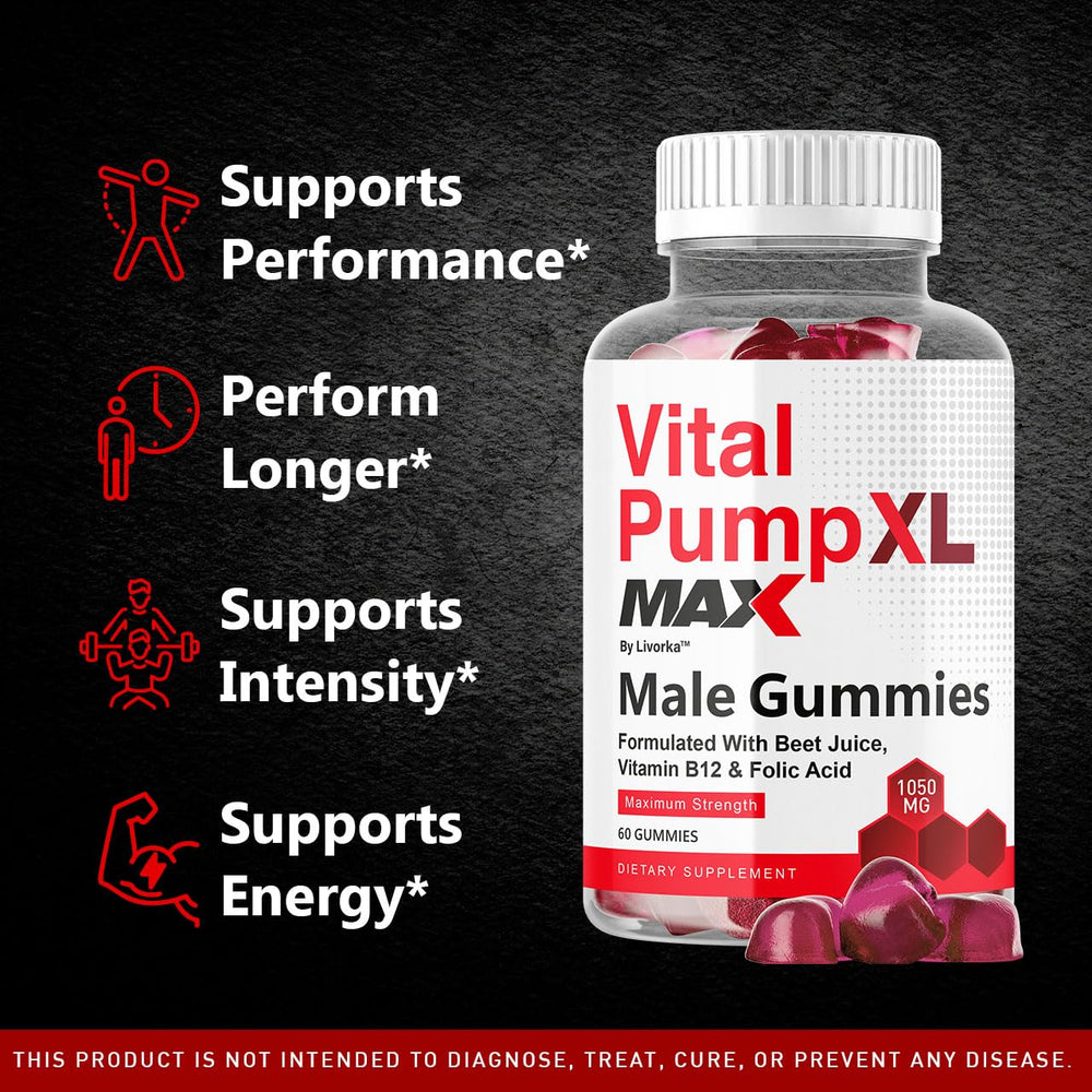 Close-up of Vital Pump XL Max Gummies