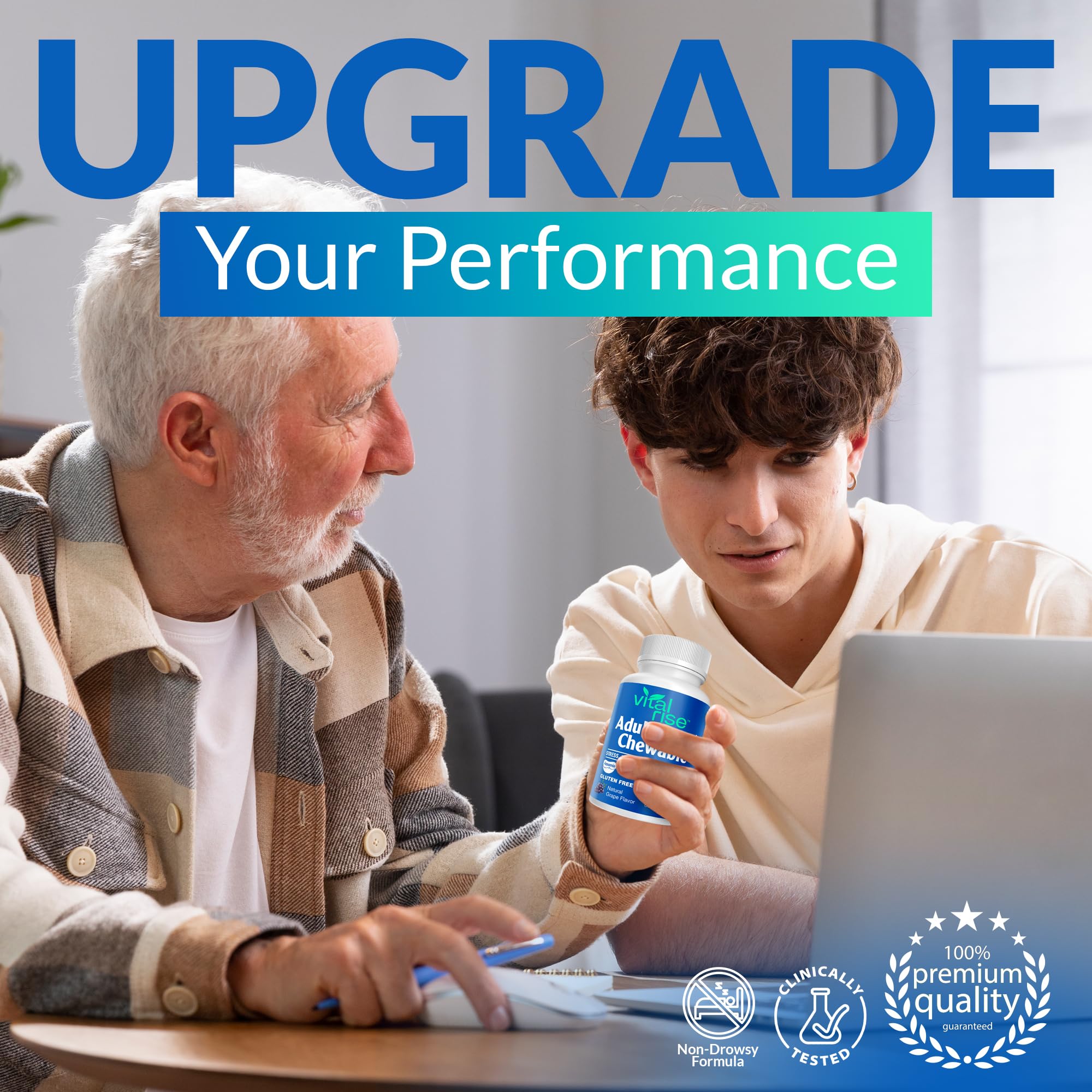 AlphaWave L-Theanine component in Vital Rise chewables