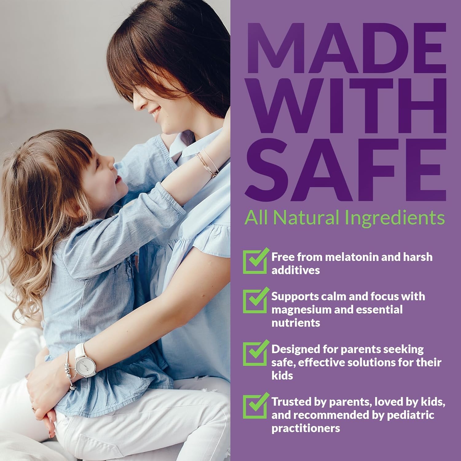 Made in USA GMP facility badge and quality seal