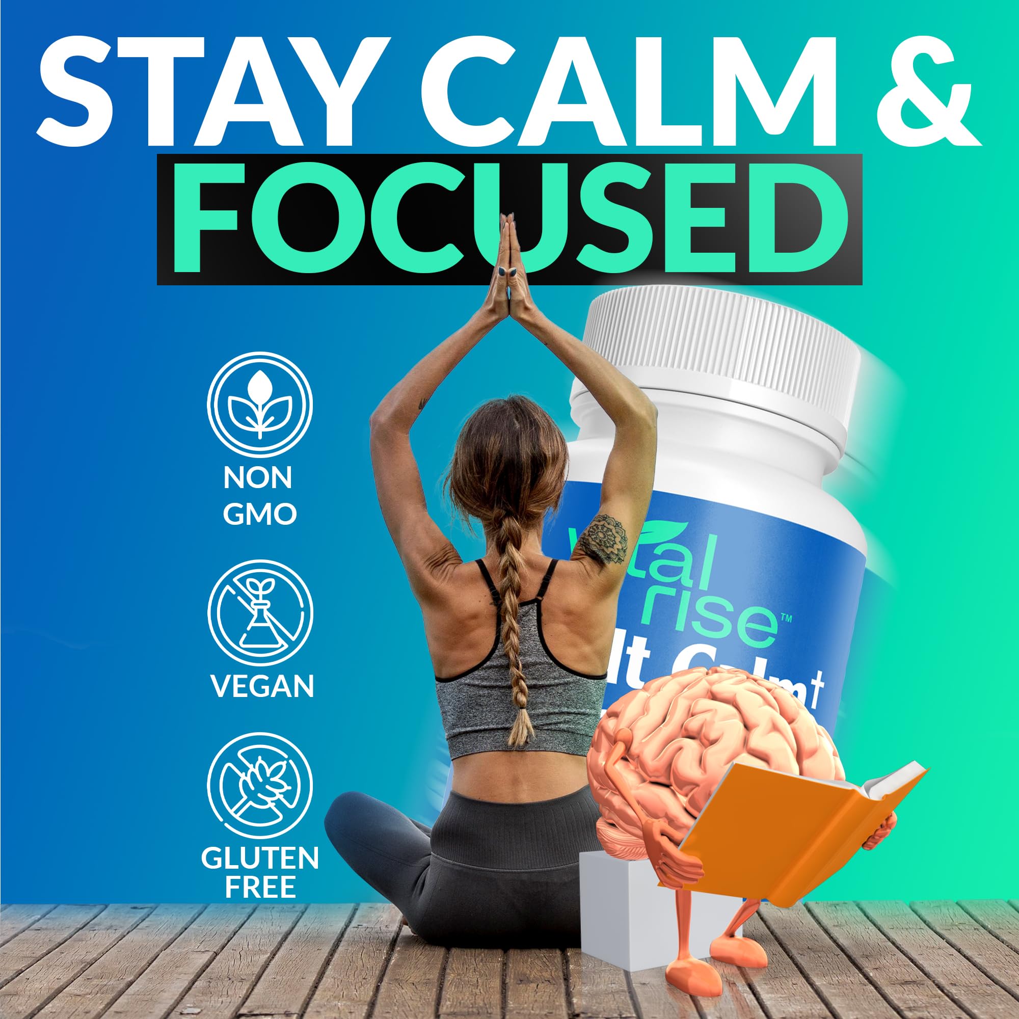 Gluten-free, vegan, non-GMO formula for adults