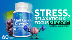 Ingredients: Magnesium, AlphaWave L-Theanine, Sensoril Ashwagandha