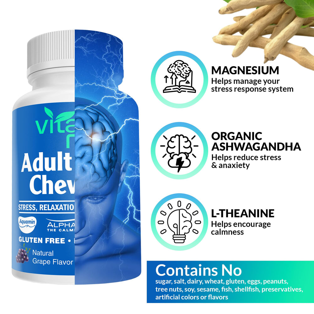 Sensoril Ashwagandha extract in Vital Rise chewables