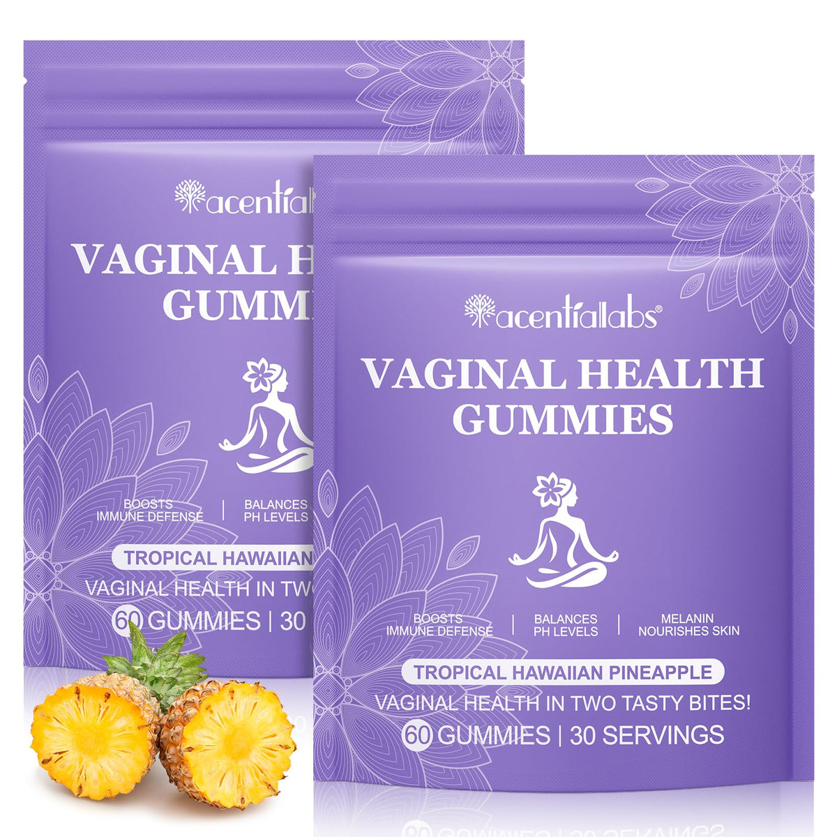 Two-pack Vital Vaginal Probiotics Gummies package