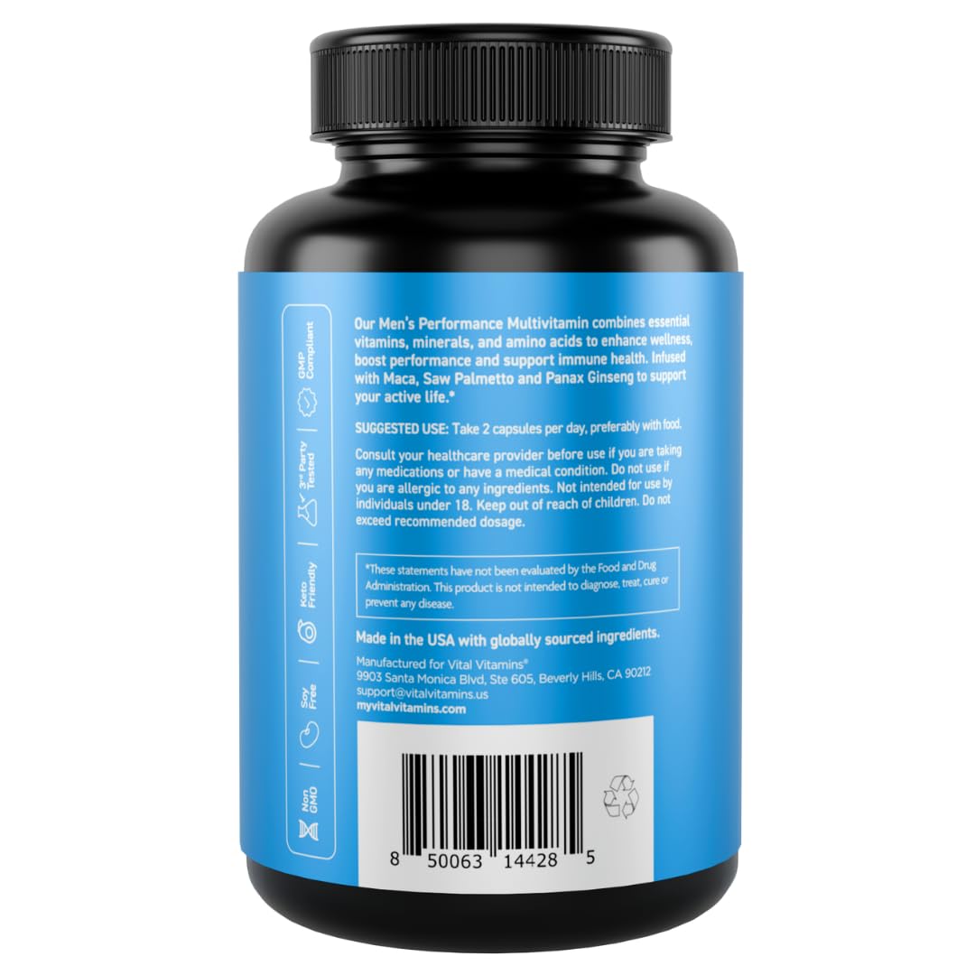 Ingredient highlights: Maca Root and L-Arginine