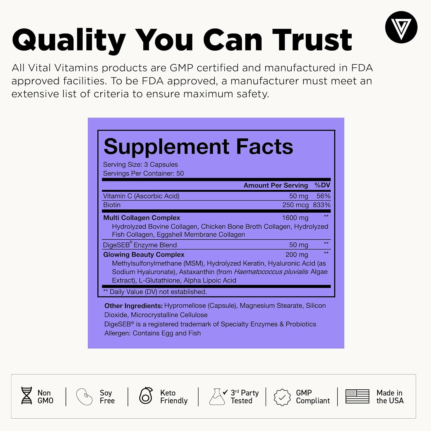 Hero image showing hair, skin, and nails benefits