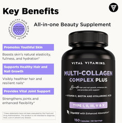 Ingredients highlight: collagen types I, II, III, V, X with vitamin C