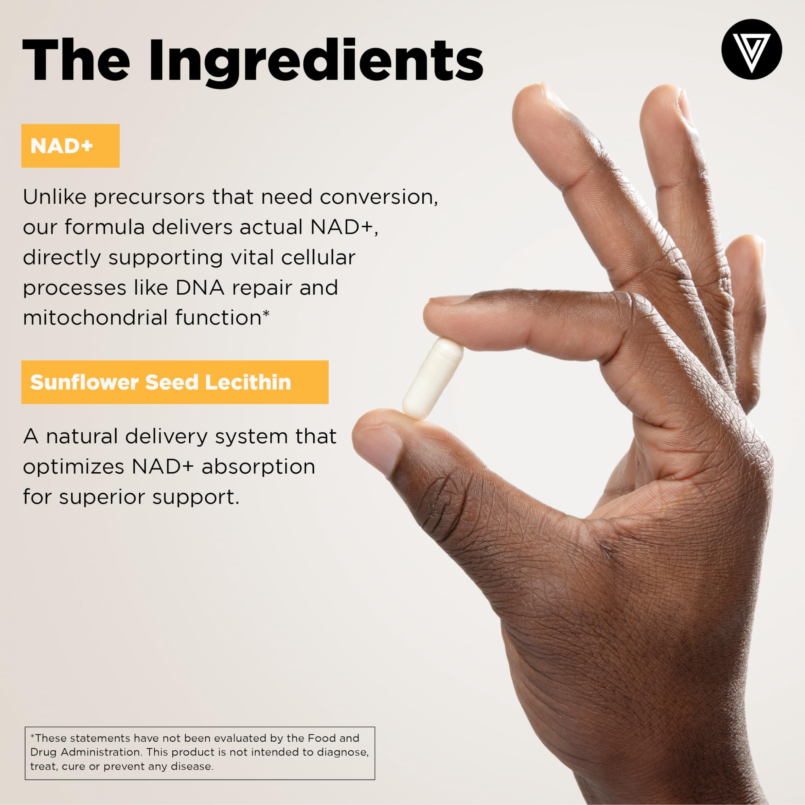 NAD+ supports brain focus and cognitive function