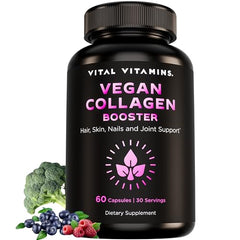 Vital Vitamins Vegan Collagen Booster bottle front view