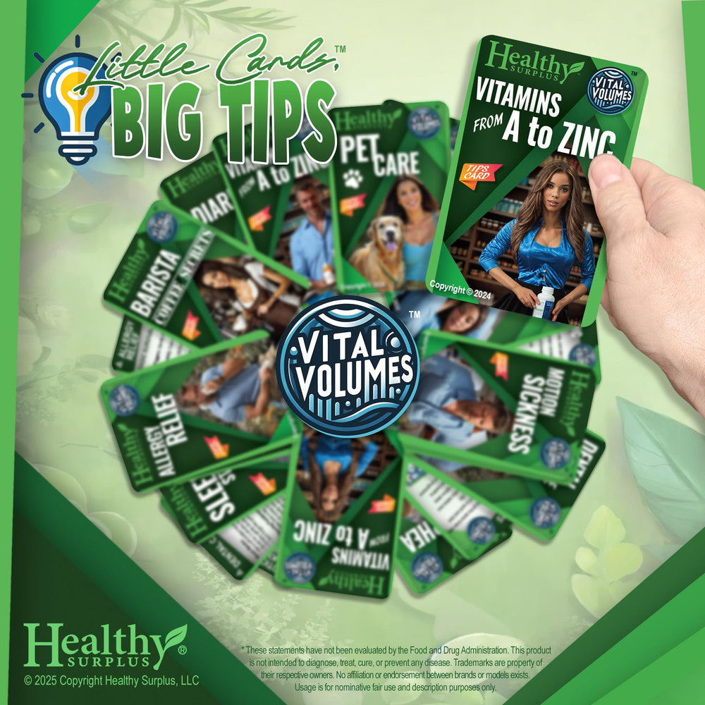 Vital Volumes Dental Care Tips Card