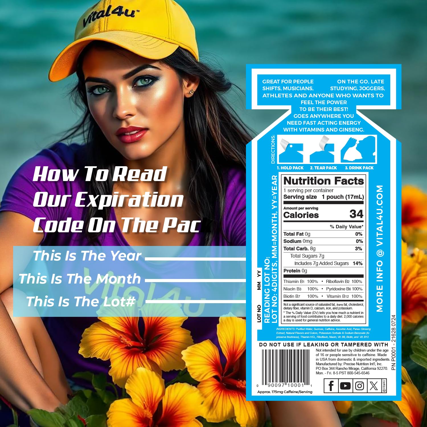 Recyclable packaging icon and environmental impact note