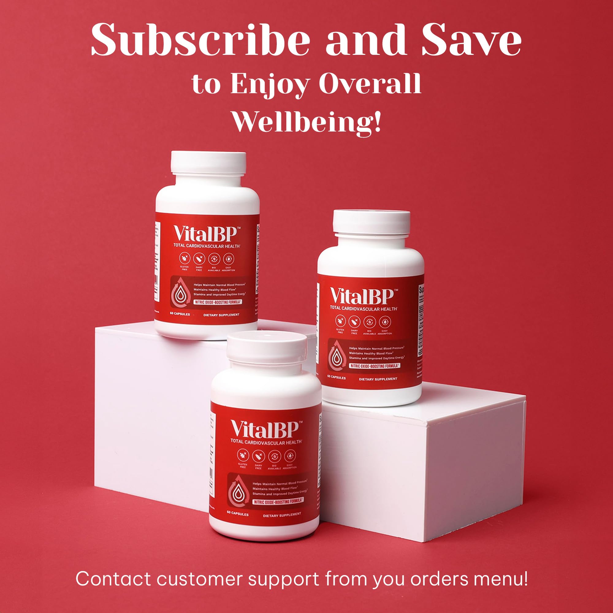 VitalBP 60 capsules bottle and packaging