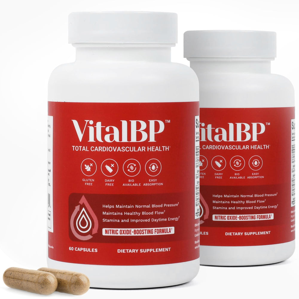 VitalBP 2 Pack product hero image with packaging