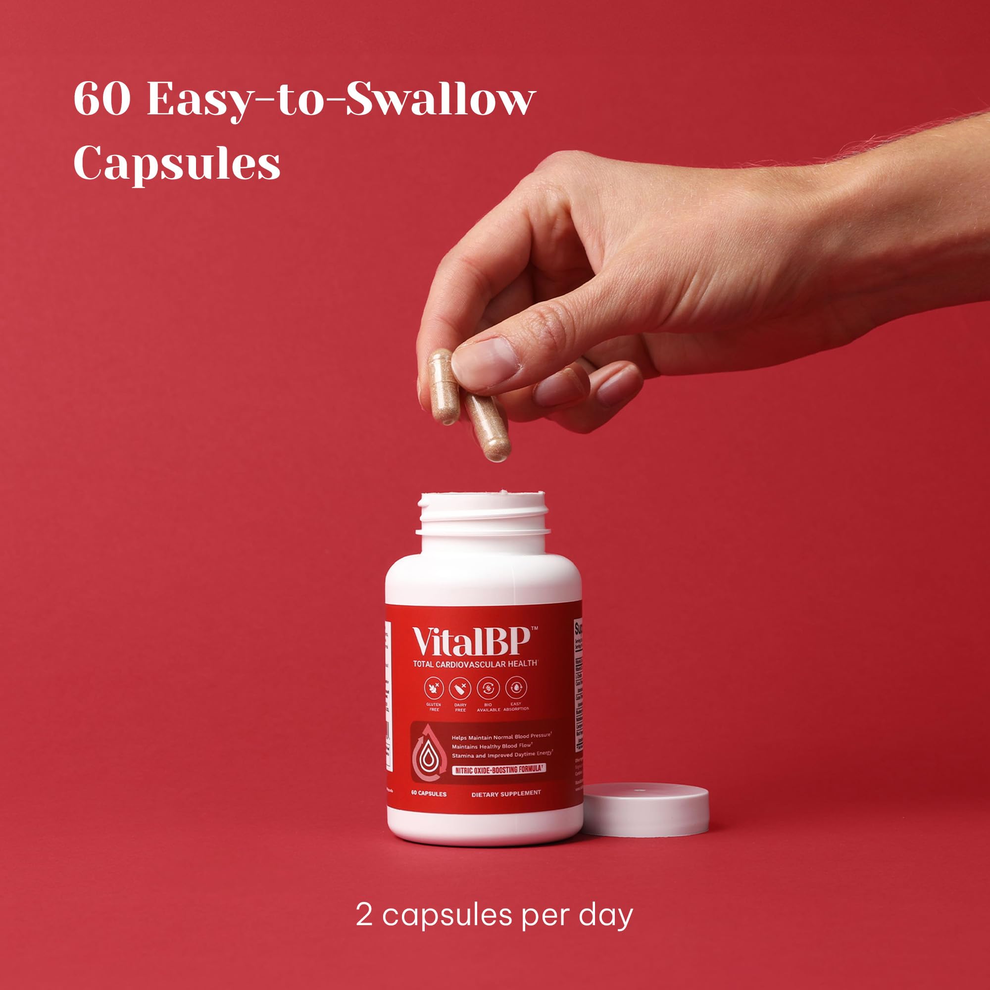 Lifestyle shot of active individuals taking VitalBP