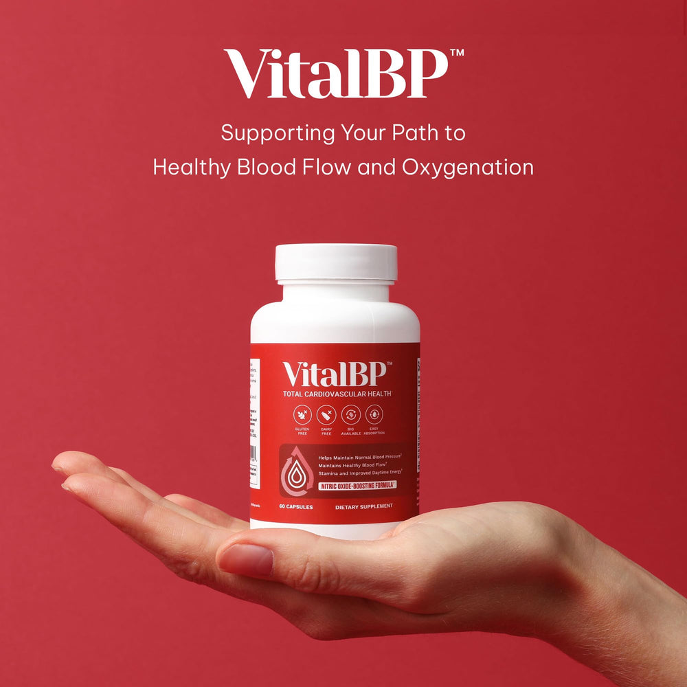 VitalBP packaging showing 60 capsules