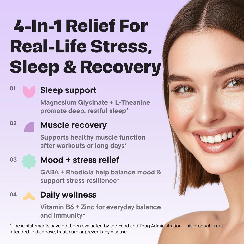 Ingredients overview for VitalForm magnesium glycinate 4-in-1 02