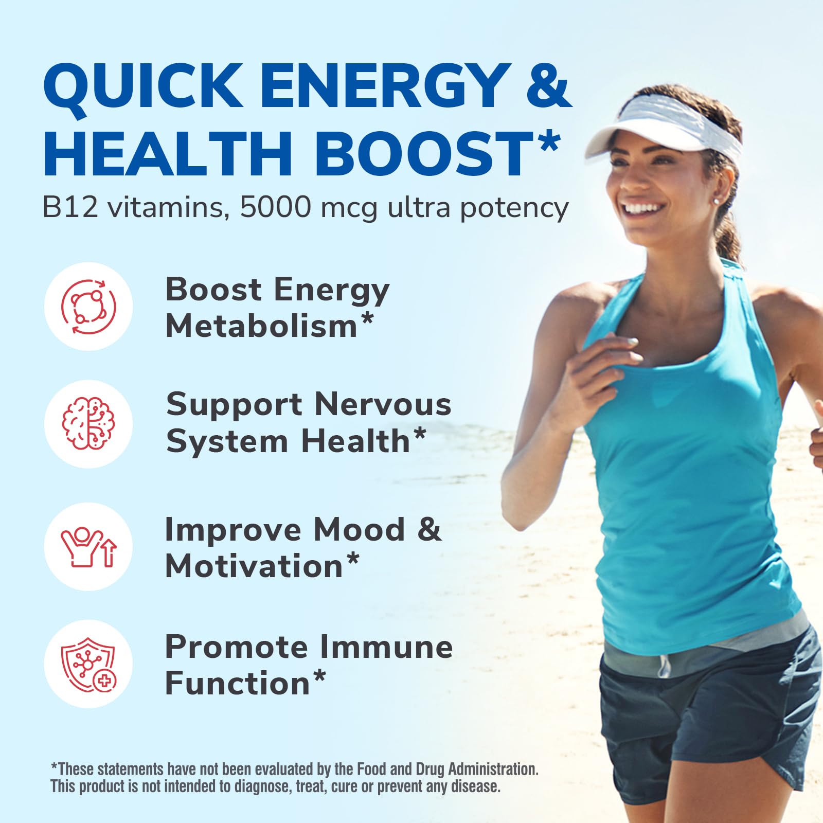 Methylcobalamin 5000 mcg label on bottle