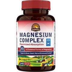 Vitalitown Magnesium Complex bottle with label and 240 capsules