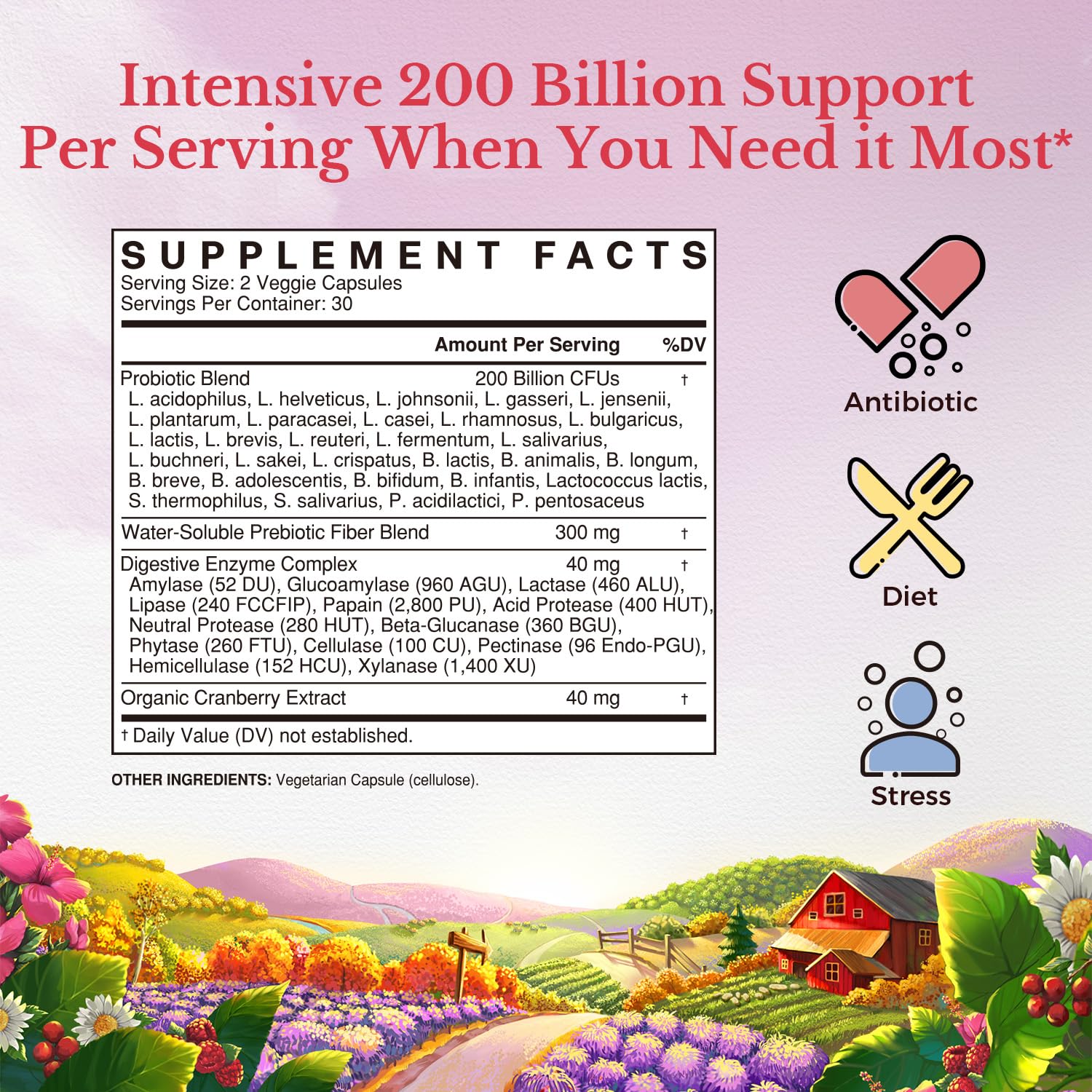 Vitalitown Women’s Probiotics packaging