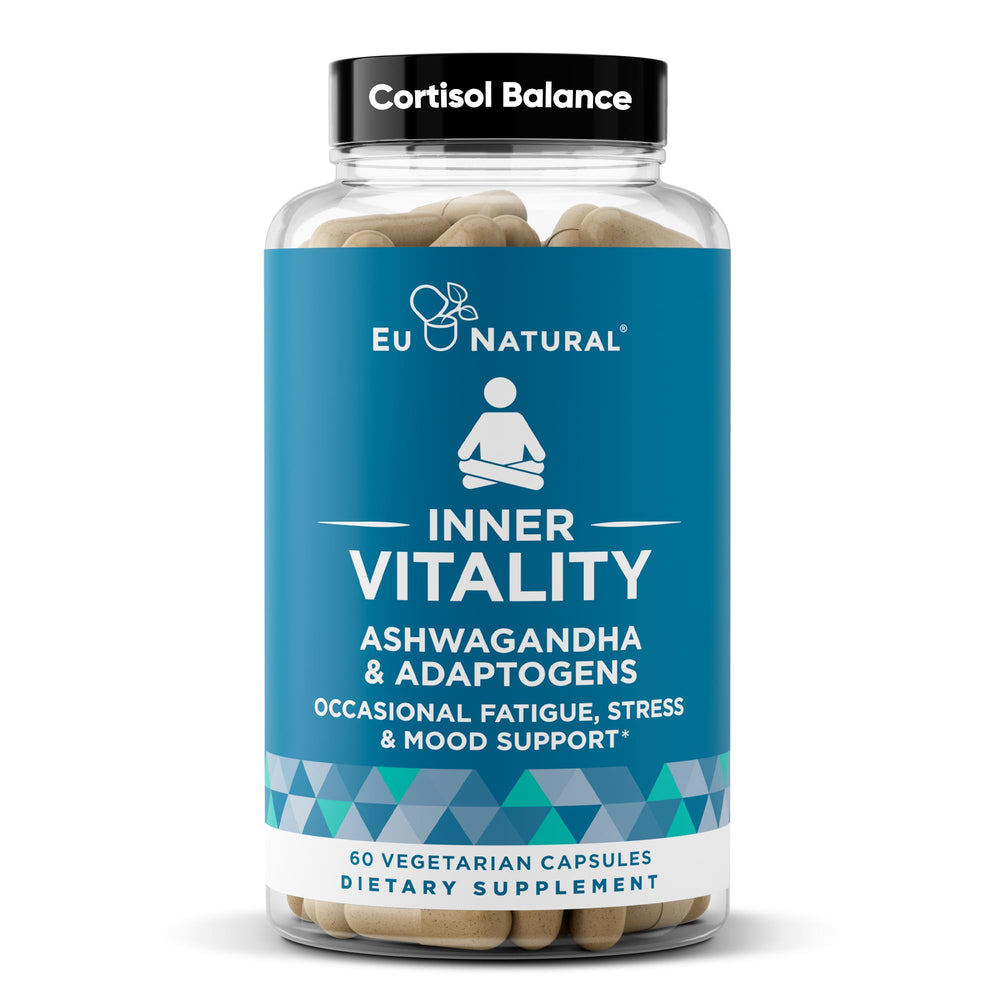 Vitality Cortisol Supplement bottle – front label