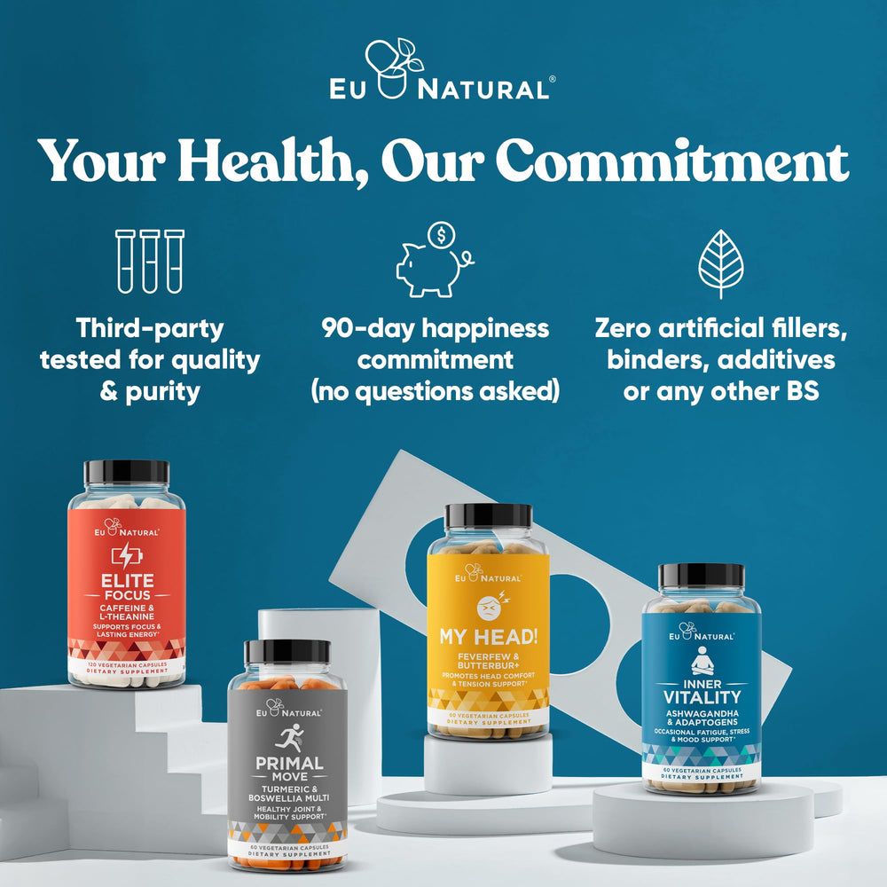 Back label with supplement facts and directions