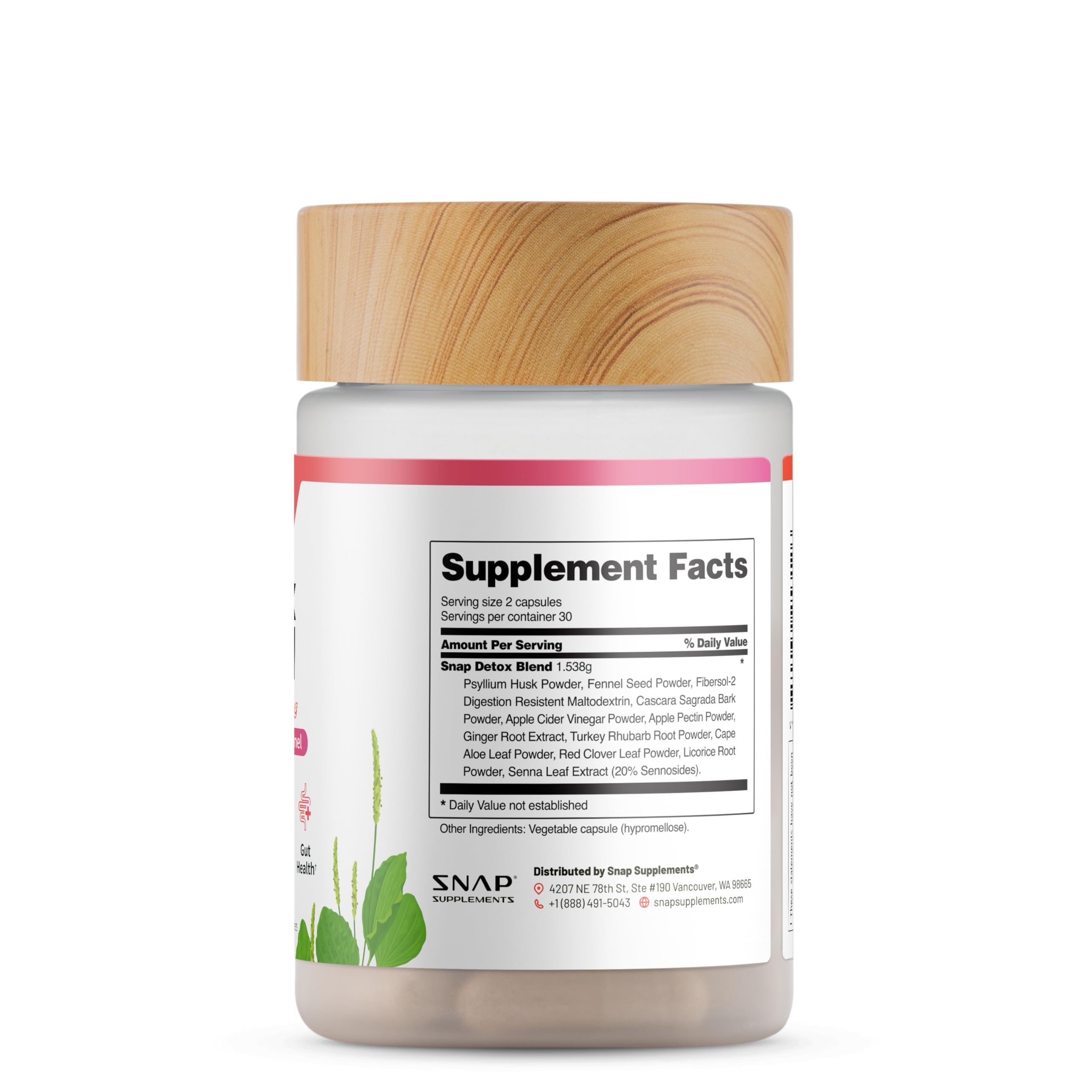 Vitality and energy support from detox capsules