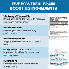 Bacopa Monnieri with 50 percent bacosides ingredient