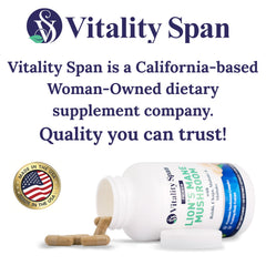 Vitality Span Lions Mane capsules with multi-mushroom extract