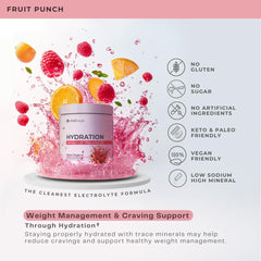 VITALSUPP Electrolyte Powder Baja Gold salt closeup shows mineral-rich electrolyte replenishment