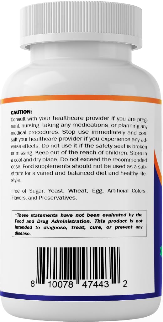 Ingredients and nutrition facts panel