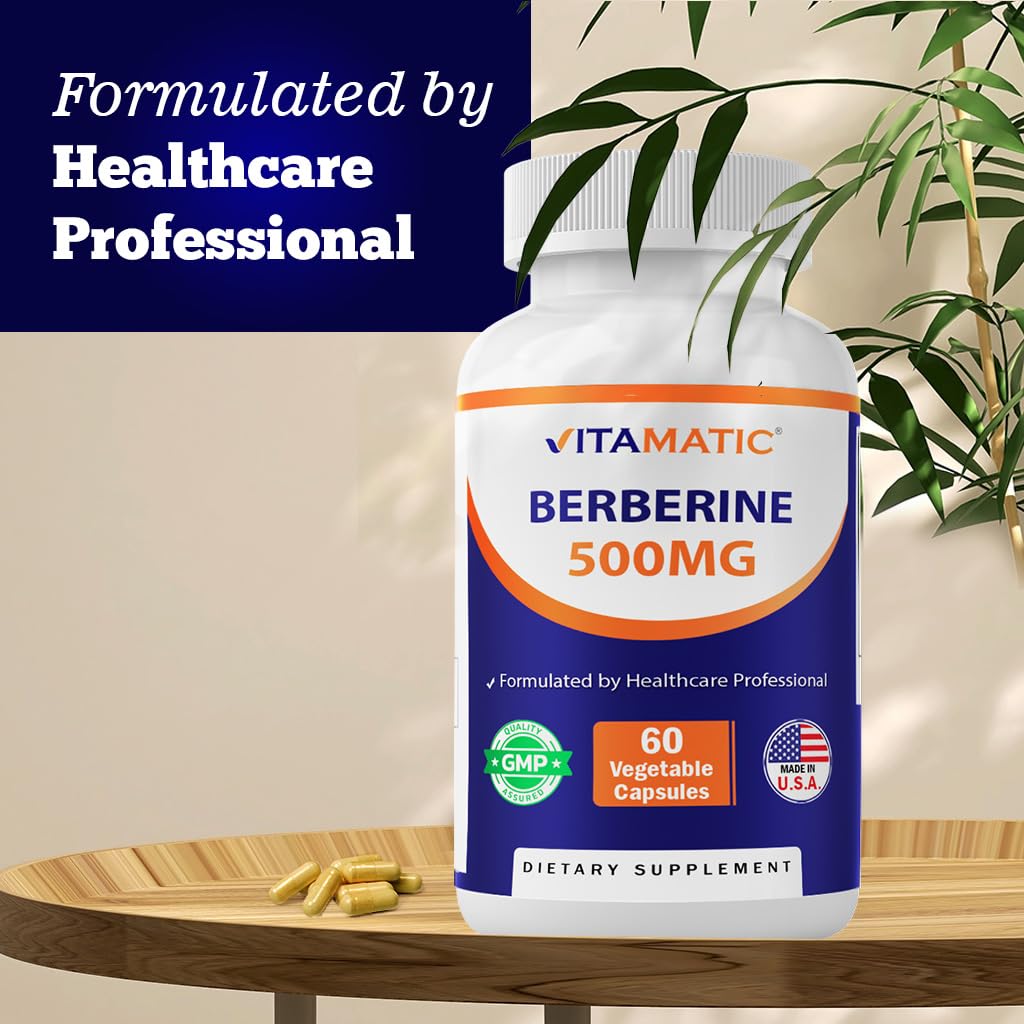 GMP compliant and FDA registered facility for Vitamatic Berberine