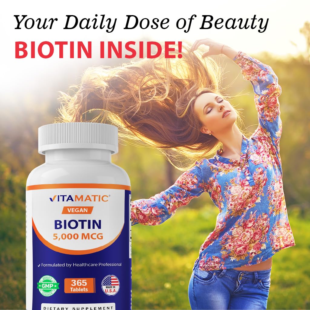 Made in USA GMP standards icon for Biotin