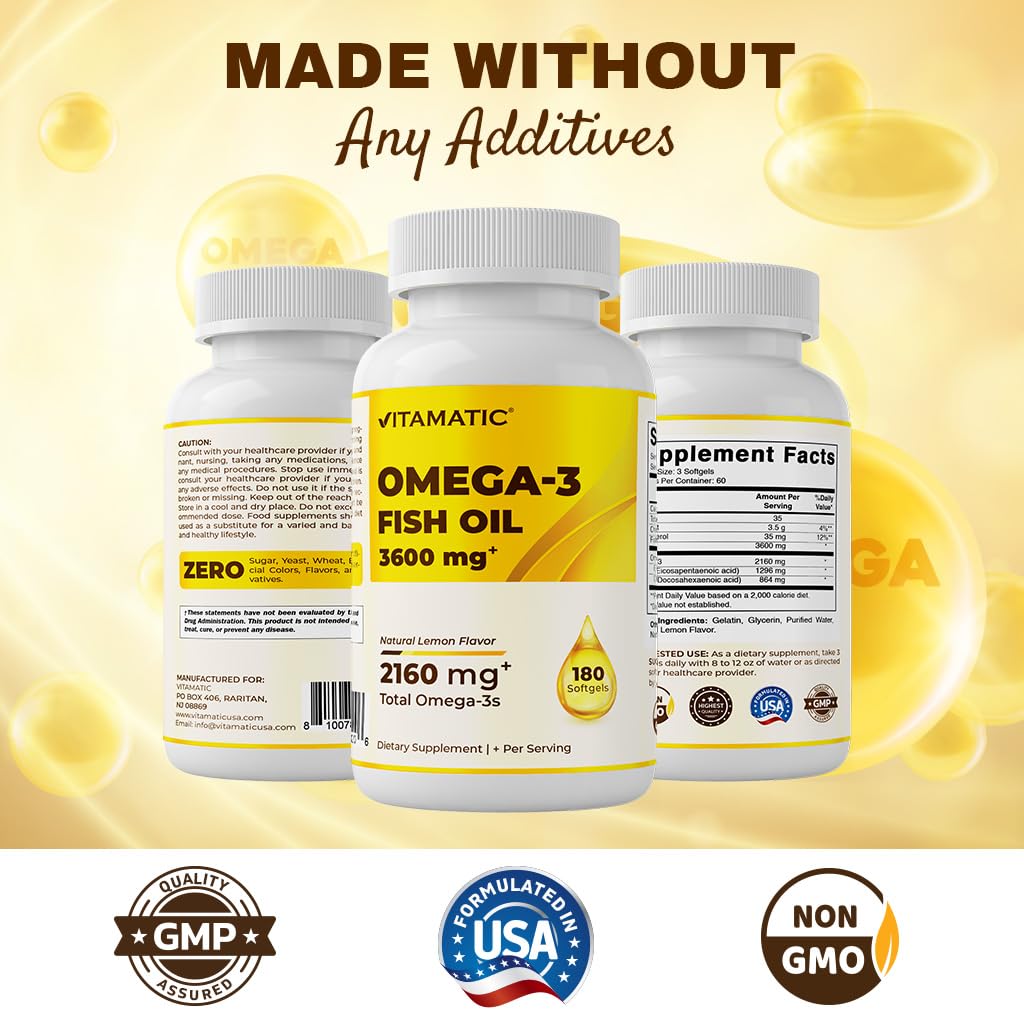 Burpless lemon flavor Omega-3 softgels